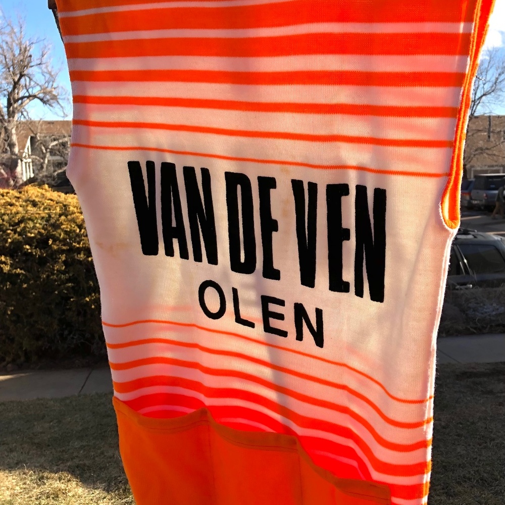 Vintage Cycling Jersey, VAN DE VEN OLEN